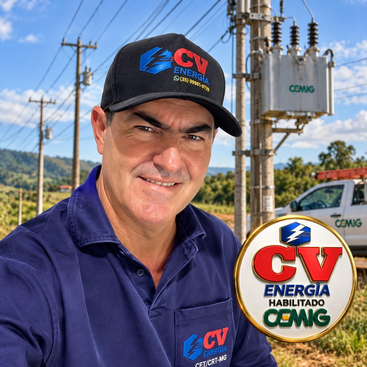 Responsável pela CV Energia em campo